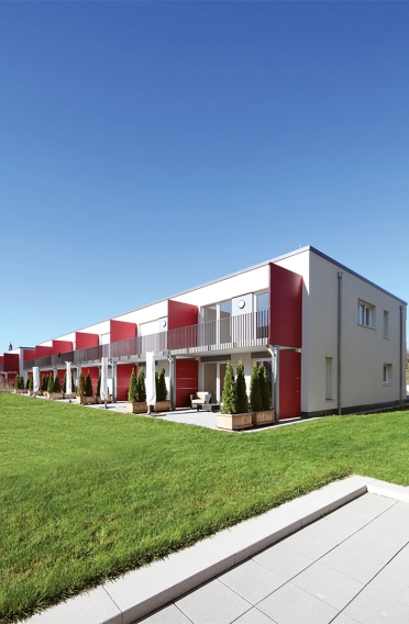 Design - permit approval planning - inner-city quarter - mercatura Aalen - rooftop apartments - maisonette style residences