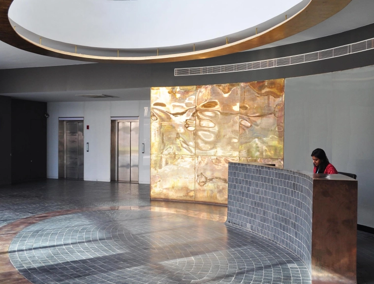 mixed-used building complex - urban and architectural conception - Mondeal Square Ahmedabad - indoor - reception
