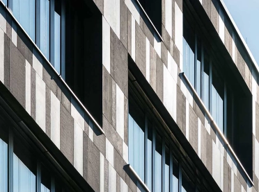 Mixed used quarter - Q 6 Q 7 Mannheim - facade material