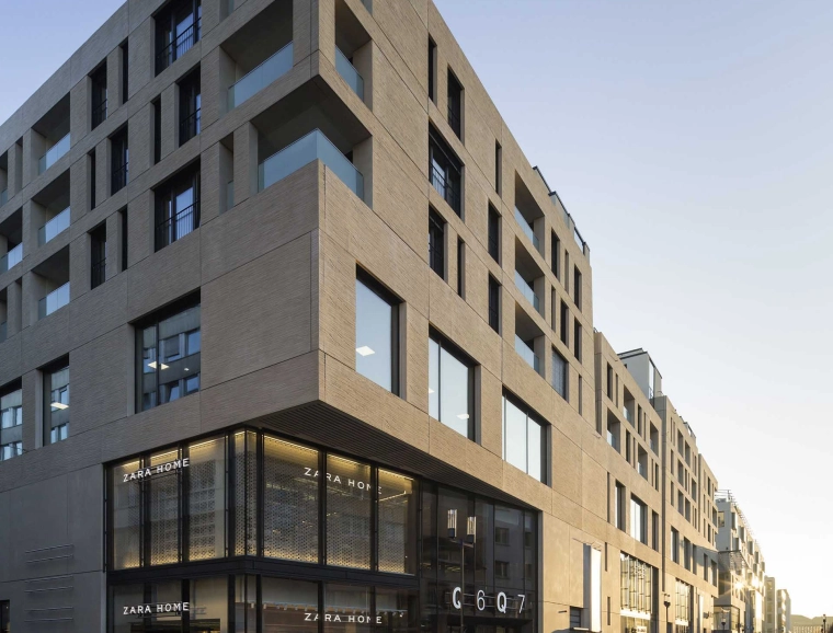 Fassade Details q 6 q 7 Mannheim Neubau