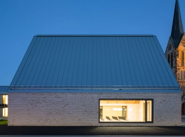 town hall - new construction - Townhall Bissendorf - insight by night