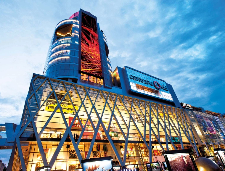 department store - highrise-building - Zen Department Store Bangkok - street view - advertising